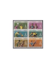 F-EX22288 MONACO MNH 1980 MOSCOW OLYMPIC GAMES + WINTER LAKE PLACID SKI