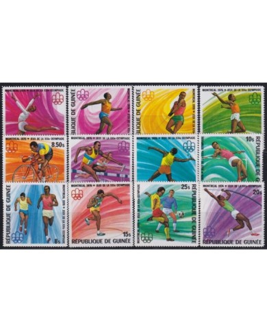 F-EX22482 GUINEE MNH 1976 MONTREAL CANADA OLYMPIC GAMES ATHLETISM.
