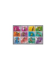 F-EX22487 CENTRAL AFRICA REP MNH 1980 LAKE PLACID WINTER OLYMPIC GAMES SKI