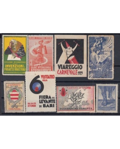 F-EX7434 ITALY CINDERELLA MH- NO GUM. CINDERELLA STAMPS LOT.