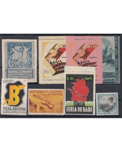 F-EX7435 ITALY CINDERELLA MH- NO GUM. CINDERELLA STAMPS LOT.