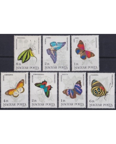 F-EX22575 HUNGARY 1984 MNH BUTTERFLIES MARIPOSAS PAPILLONS INSECTS ENTOMOLOGY.