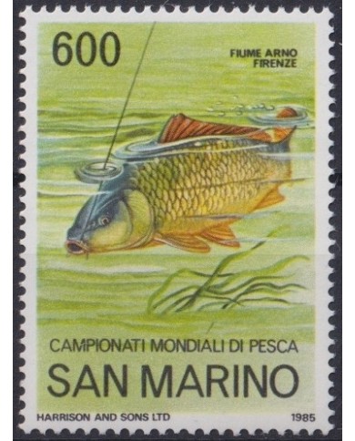 F-EX22591 SAN MARINO MNH 1985 SEA MARINE WILDLIFE FISH PECES