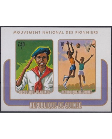 F-EX22704 LIBERIA MNH 1974 PIONERS BOYS SCOUTS PERFORATED