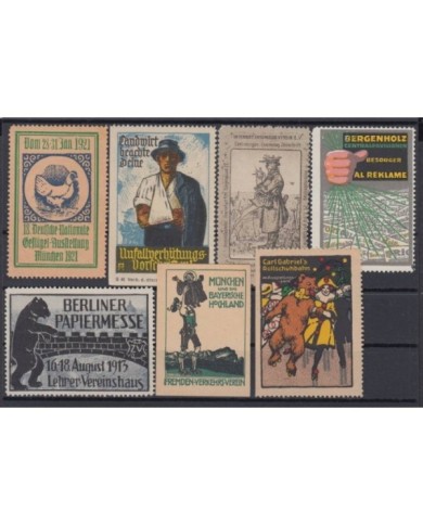 F-EX7637 GERMANY OLD CINDERELLA STAMPS LOT. MNH.