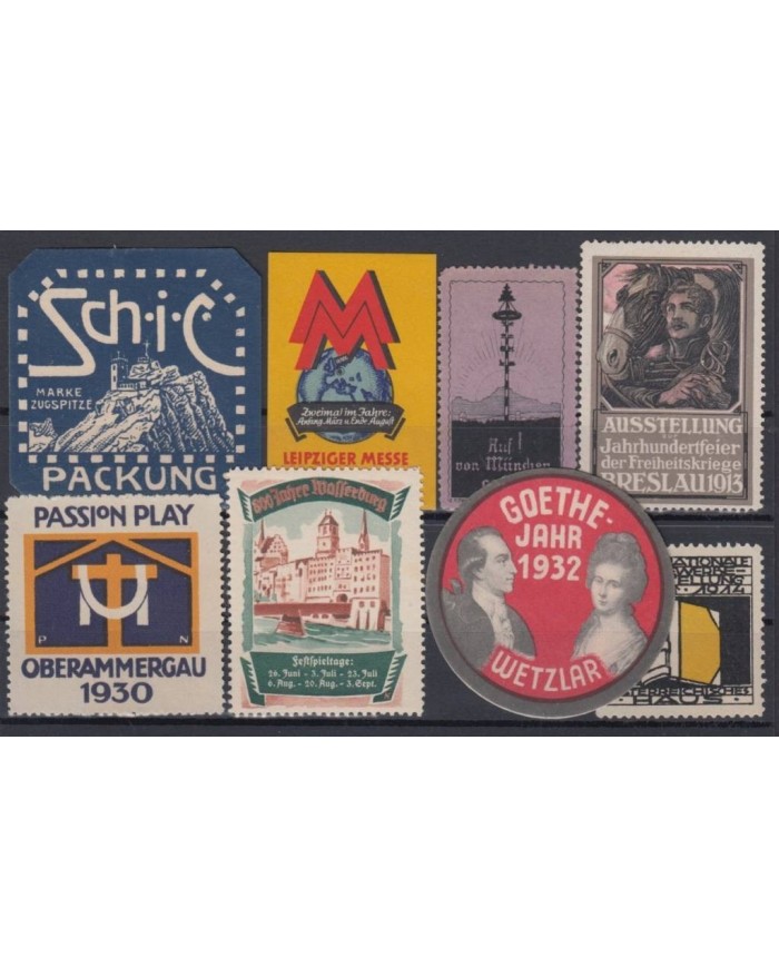F-EX7646 GERMANY OLD CINDERELLA STAMPS LOT. MNH.