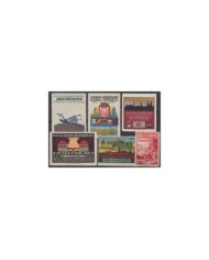 F-EX7722 GERMANY ALEMANIA OLD CINDERELLA STAMPS LOT. 1913. LEIPZING SIREMA DEVIL NO GUM.