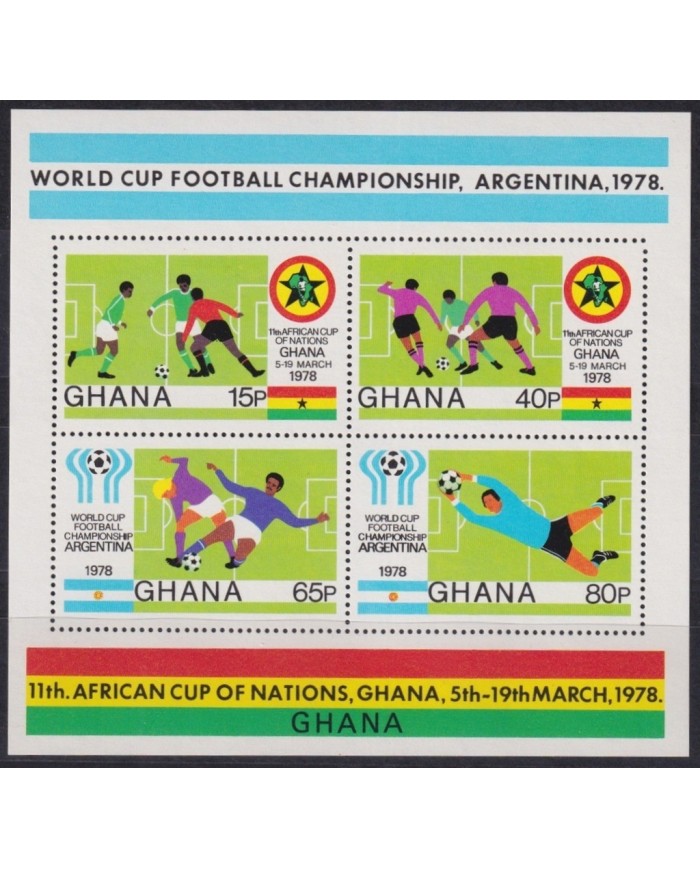 F-EX23016 GHANA MNH 1978 SOCCER WORLD CUP ARGENTINA.