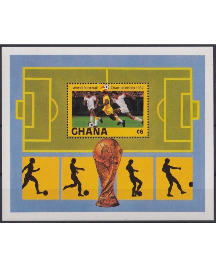 F-EX22940 GHANA MNH 1982 SOCCER WORLD CUP SPAIN FUTBOL.
