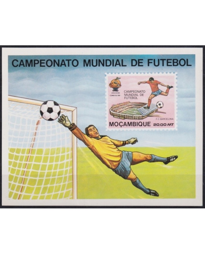 F-EX23034 MOZAMBIQUE MNH 1982 SOCCER WORLD CUP SPAIN FUTBOL.