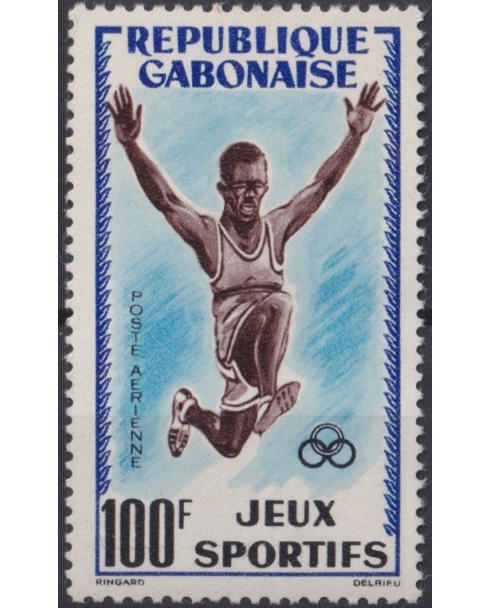 F-EX23378 GABON MNH 1962 OLYMPIC GAMES ATHLETISM.