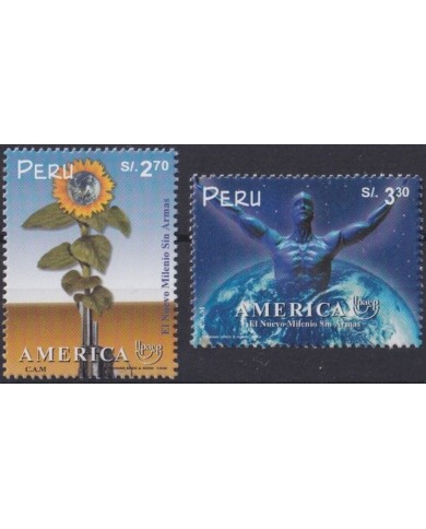F-EX23311 PERU MNH 19959 UPAEP NEW MILLENIUM WITHOUT ARMS.
