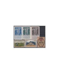 F-EX7748 GERMANY OLD CINDERELLA STAMPS LOT. 1912. MH- NO GUM.