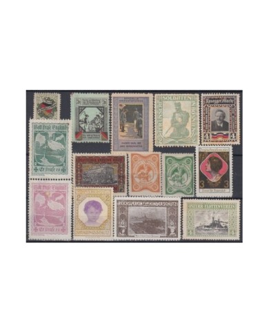 F-EX8153 AUSTRIA OSTERRICH CINDERELLA STAMPS LOT MH- NO GUM