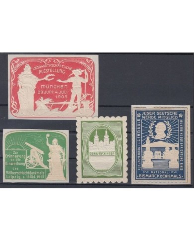 F-EX7955 GERMANY ALEMANIA DEUTSCHLAND CINDERELLA STAMPS LOT MH- NO GUM.
