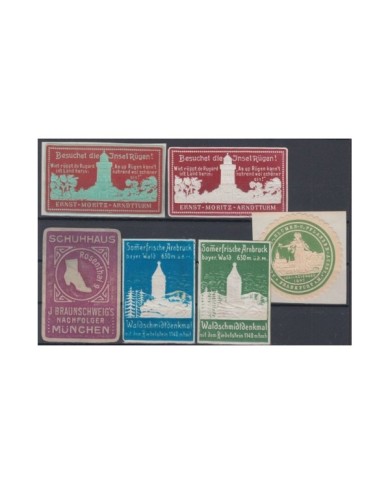 F-EX7956 GERMANY ALEMANIA DEUTSCHLAND CINDERELLA 1897- STAMPS LOT MH- NO GUM.