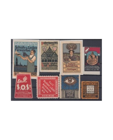 F-EX7957 GERMANY DEUTSCHLAND CINDERELLA STAMPS LOT MH- NO GUM.