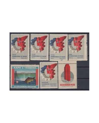 F-EX7951 CZECHOSLOVAKIA CINDERELLA STAMPS LOT MH- NO GUM.