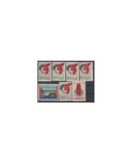 F-EX7953 CZECHOSLOVAKIA CINDERELLA STAMPS LOT MH- NO GUM.