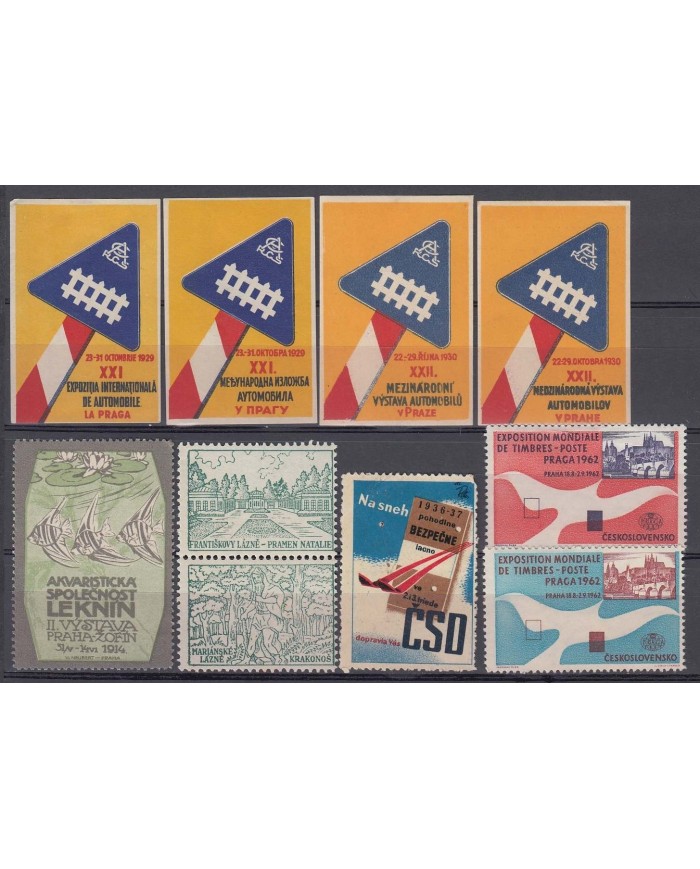 F-EX8180 CZECHOSLOVAKIA CINDERELLA STAMPS EXPO. MH - NO GUM