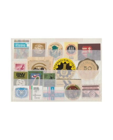 F-EX8138 HUNGARY MAGYAR CINDERELLA STAMPS LOT. MH- NO GUM