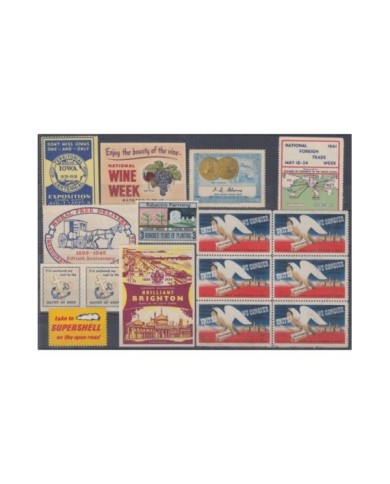 F-EX8221 US CINDERELLA MNH STAMPS LOT