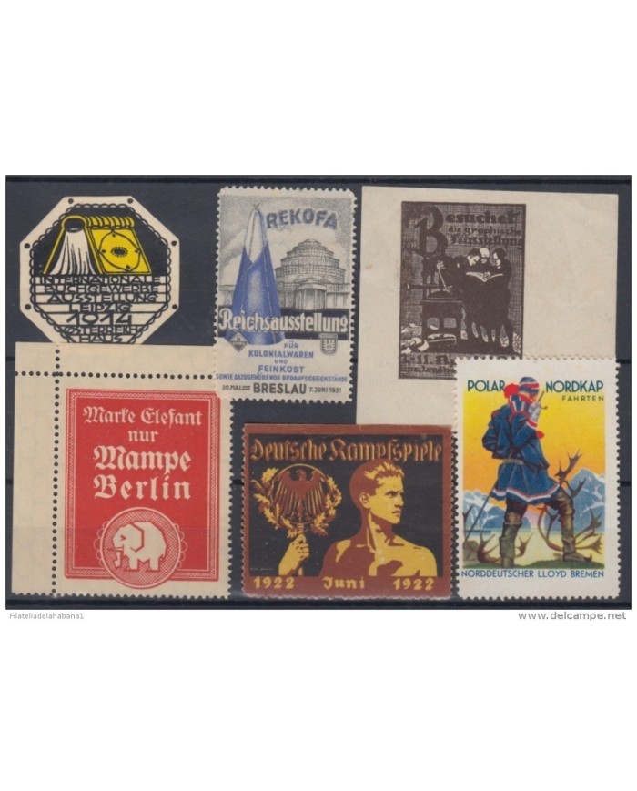 F-EX4486 GERMANY DEUSTCHLAND CINDERELLA 1910-1930Â´ LOT.