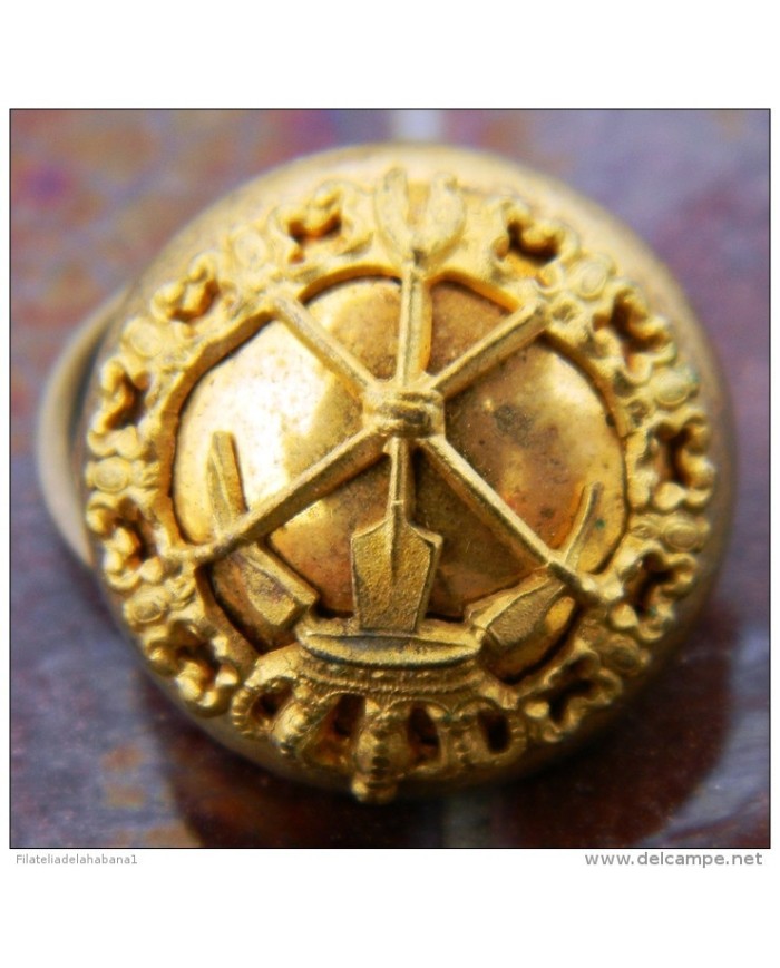 PIN-42 SPAIN ESPAÑA BOTON PARIS. S. XIX. BOMBERO?