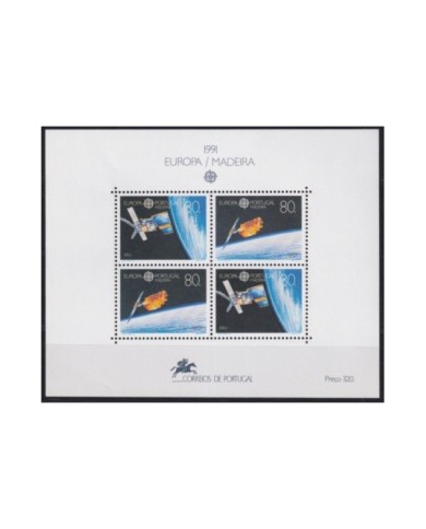 F-EX22894 PORTUGAL MADEIRA MNH 1991 SPACE EXPLORATION SATELLITE COSMOS CEPT EUROPE.