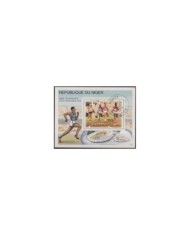 F-EX22996 NIGER USED 1976 OLYMPIC GAMES MONTREAL CANADA ATHLETISM.