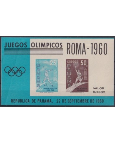 F-EX23078 PANAMA MNH 1960 OLYMPIC GAMES ROMA ITALY ATHLETISM.