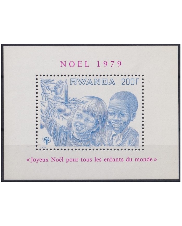 F-EX23106 RWANDA MNH 1979 CHRISTMAS NAVIDAD CHILD.