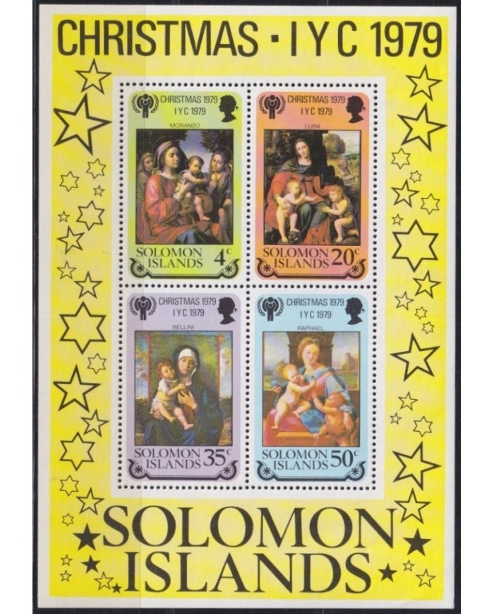F-EX23113 RWANDA MNH 1979 CHRISTMAS NAVIDAD RELIGION ART MORANDO LUINI BELLINI RAPHAEL.