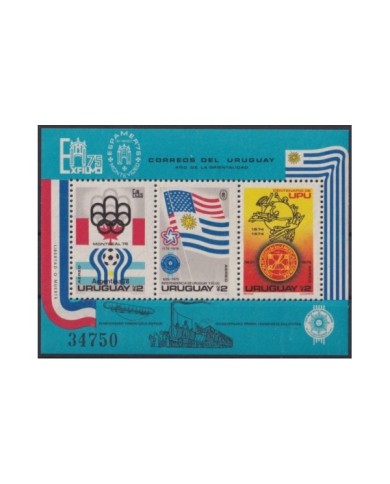 F-EX23216 URUGUAY MNH 1975 SOCCER CUP ARGENTINA OLYMPIC GAMES CANADA MONTREAL.