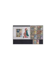 F-EX23392 DOMINICA MNH 1989 RAPHAEL NAVIDAD CHRISTMAS RELIGION ART.