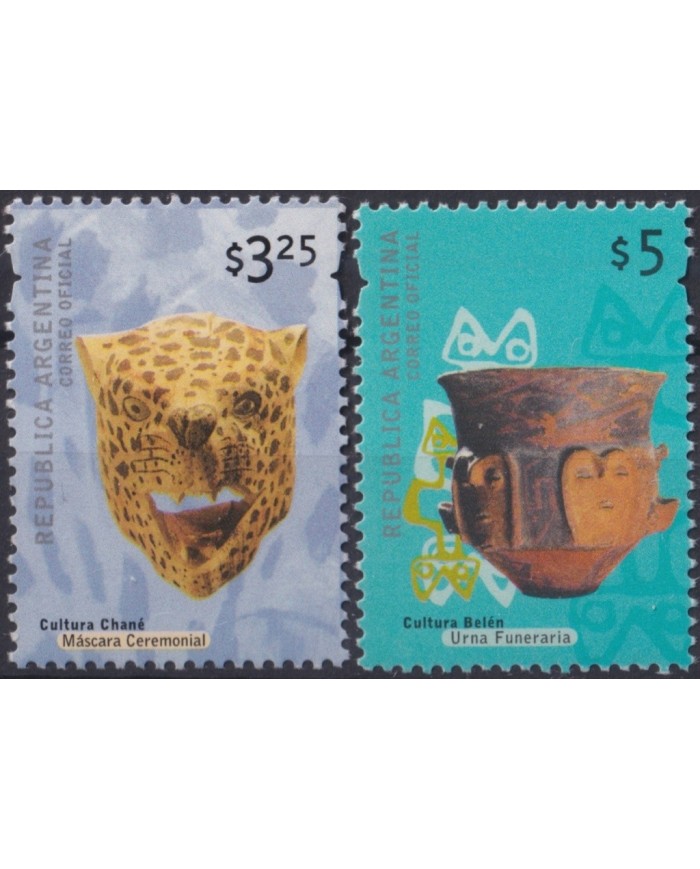 F-EX23563 ARGENTINA MNH 2000 OFFICIAL MAIL ARCHEOLOGY CHANE CULTURE DISCOVERY.