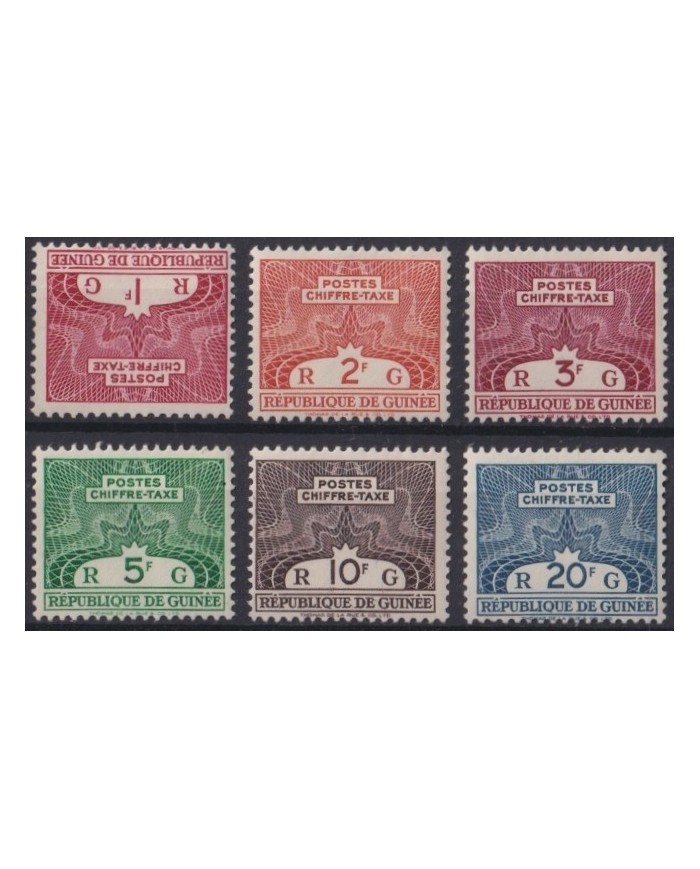 F-EX23668 GUINEE GUINEA ORIGINAL GUM 1959 POSTAGE DUE.