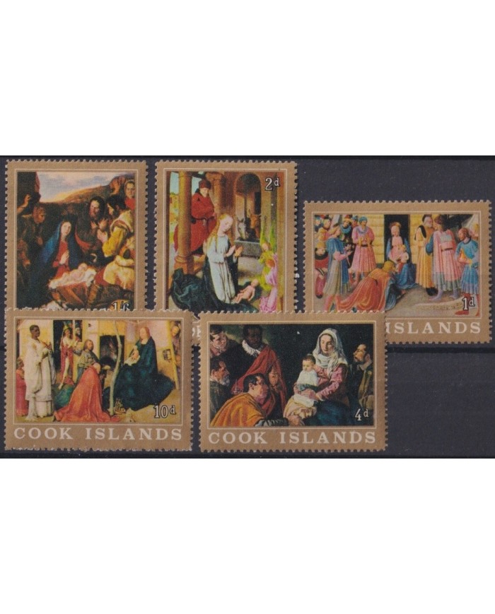 F-EX23687 COOK IS MNH RELIGION ART.