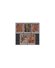 F-EX23690 COOK MNH 1977 NAVIDAD CHRISTMAS RELIGION ART.