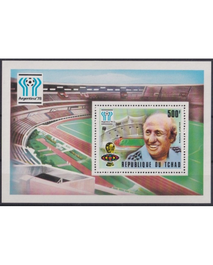 F-EX23729 CHAD TCHAD MNH 1978 WORLD CHAMPION SOCCER ARGENTINA FOOTBALL SCHOEN.