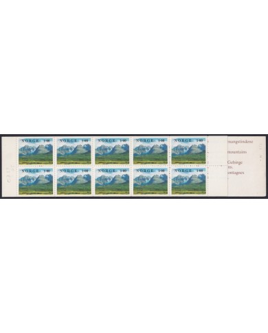 F-EX23822 NORGE NOREG MNH 1978 BOOKLED NATURE MOUNTAING LANDSPACE.