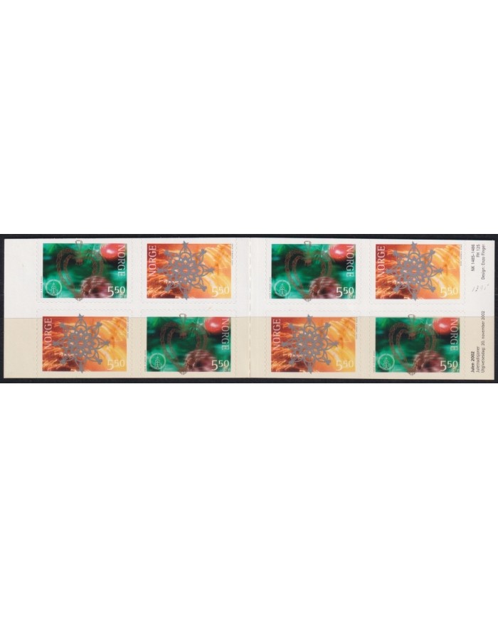 F-EX23824 SVERIGE SUEDE MNH 2002 BOOKLED NAVIDAD CHRISTMAS.
