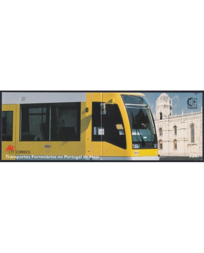 F-EX23842 PORTUGAL MNH 1995 BOOKLED RAILROAD RAYLWAYS FERROCARRIL TRAIN.
