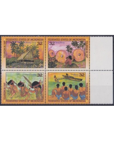 F-EX23877 MICRONESIA MNH 1996 TOURISM IN YAP ETHNOLOGY SHIP.