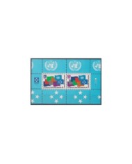 F-EX23878 MICRONESIA MNH 1992 SHEET FIRST ANIV OF UNITED NATIONS MEMBERSHIP.