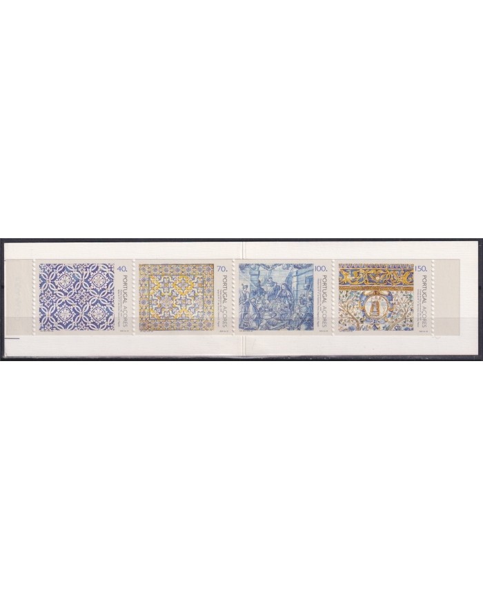 F-EX24004 PORTUGAL AZORES MNH 1994 BOOKLED POTTERY CERAMINC AZULEJARIA.