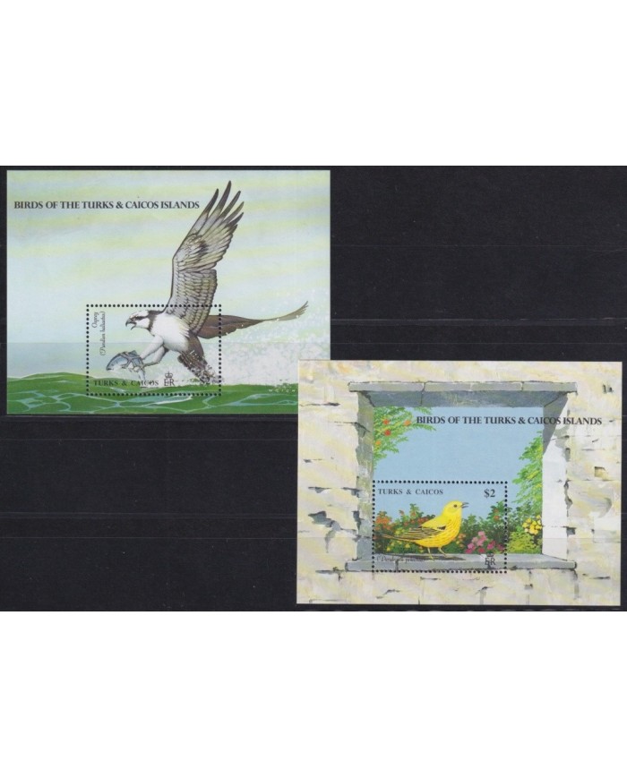 F-EX24095 TURK & CAICOS MNH 1990 AVES BIRD OISEAUX VÖGEL.