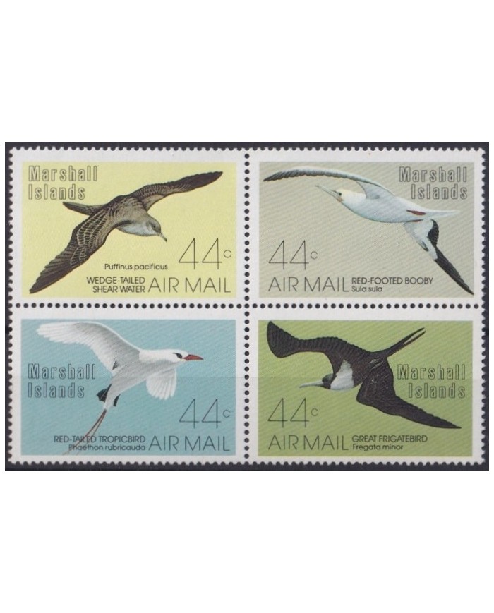 F-EX24154 MARSHALL IS MNH 1987 BLOCK AVES BIRD OISEAUX VÖGEL.