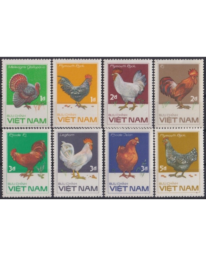 F-EX24264 VIETNAM MNH 1986 AVES BIRD OISEAUX VÖGEL COCK.