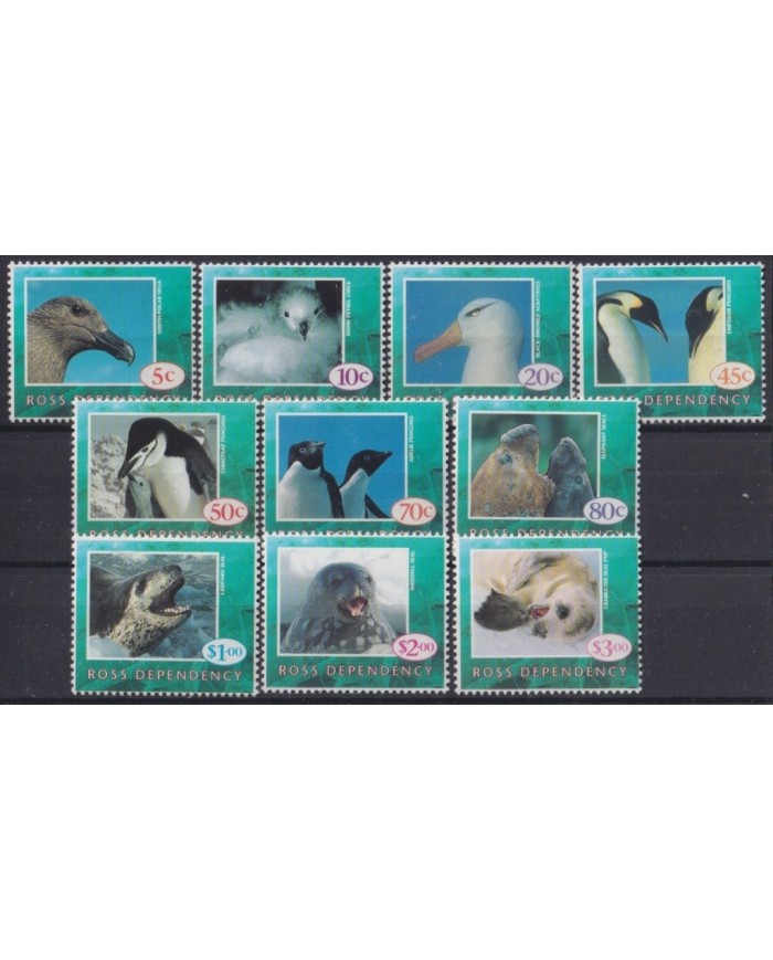 F-EX24278 ROSS IS MNH 2001 AVES POLAR PENGUIN BIRD OISEAUX VÖGEL.